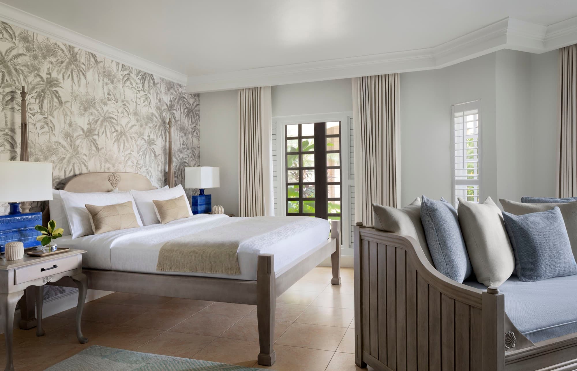 A guest bedroom at Beaches Negril