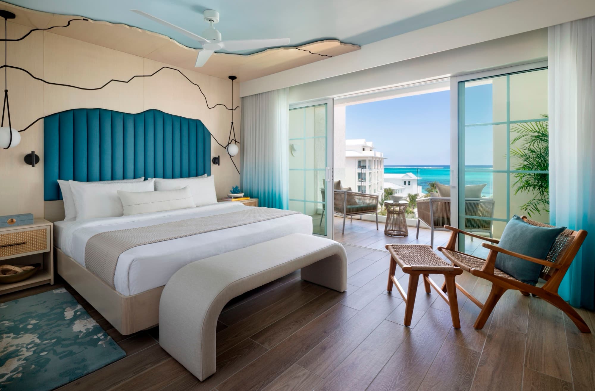 A guest bedroom at Beaches Turks & Caicos