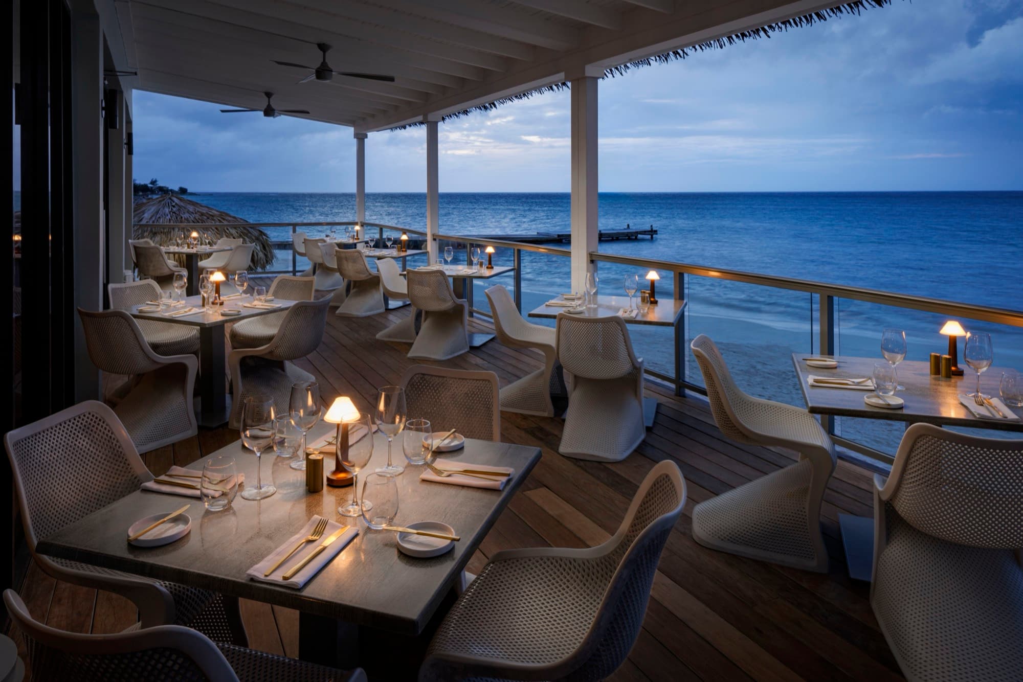Oleander restaurant patio at Sandals Montego Bay