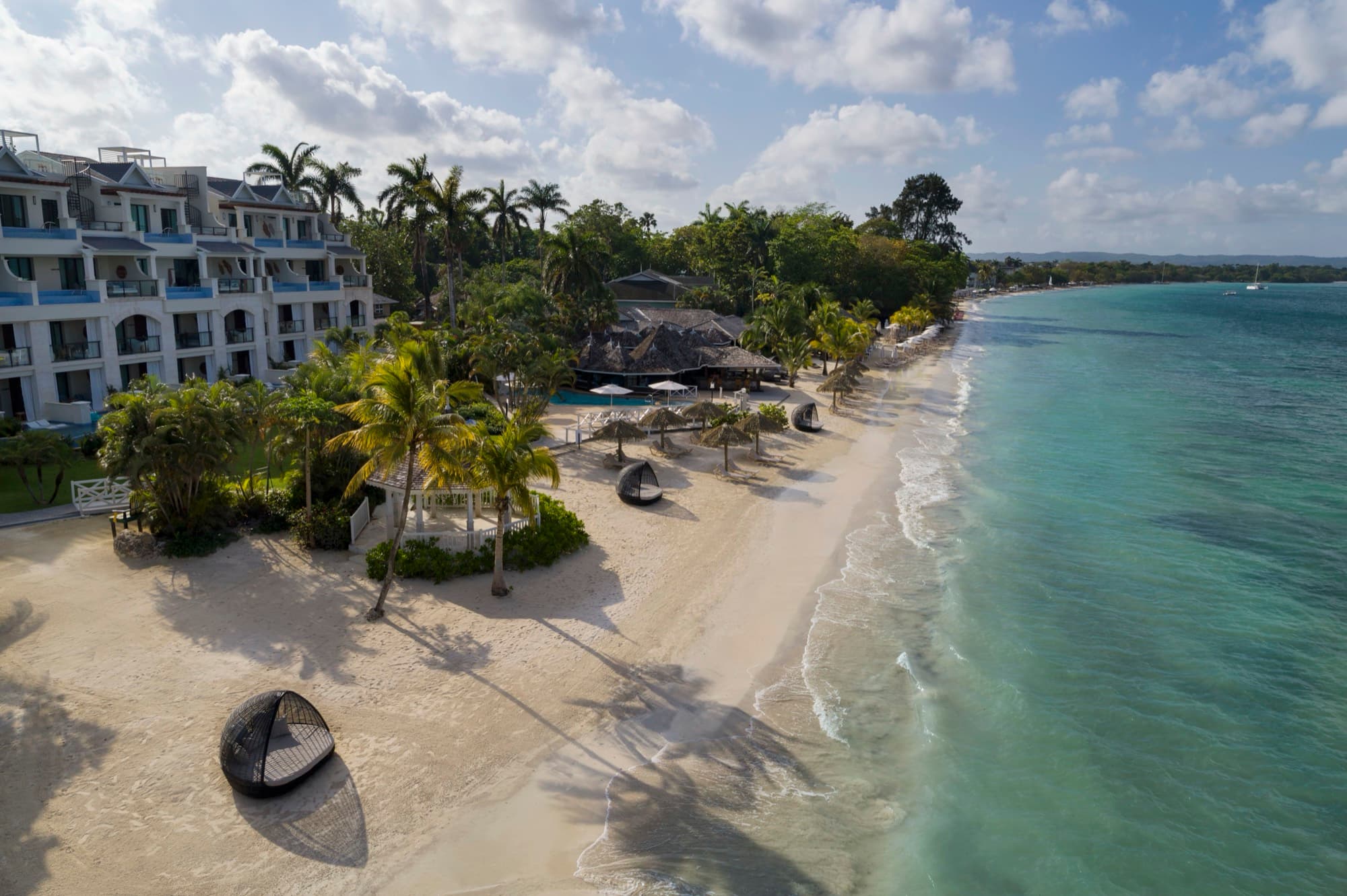 The beach at Sandals Negril
