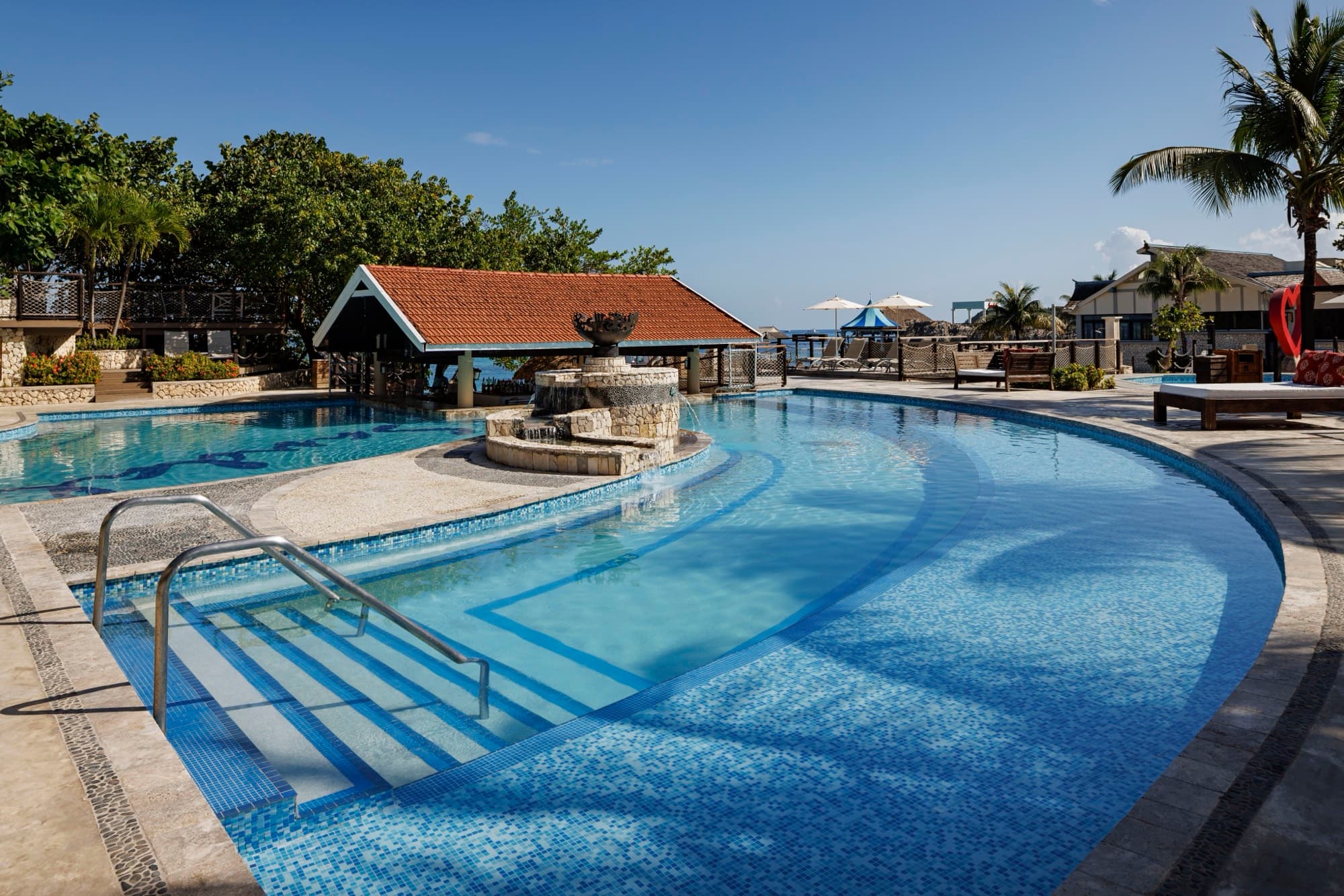 Ochi Beach Club pool at Sandals Ochi