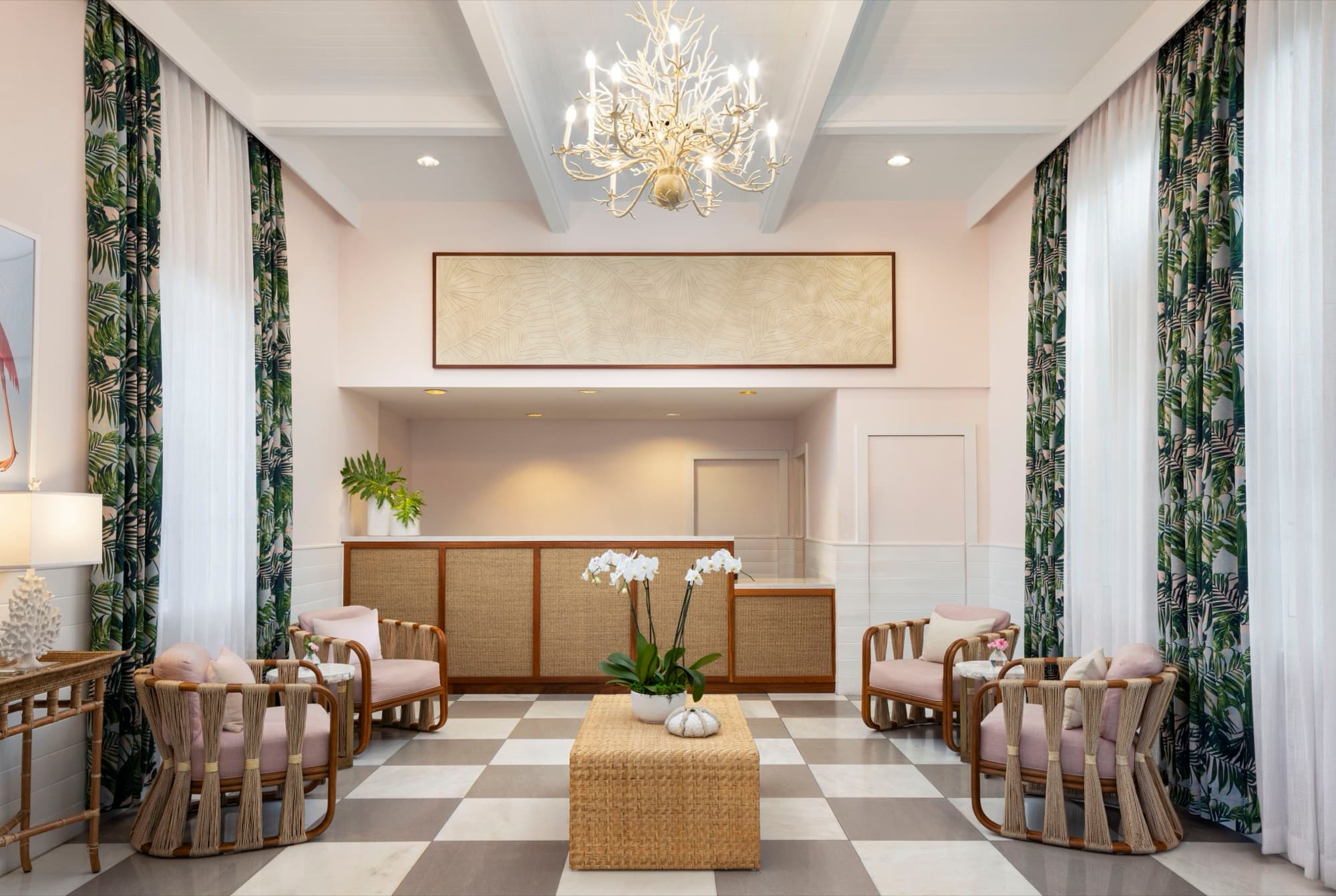 The lobby at Sandals Royal Bahamian
