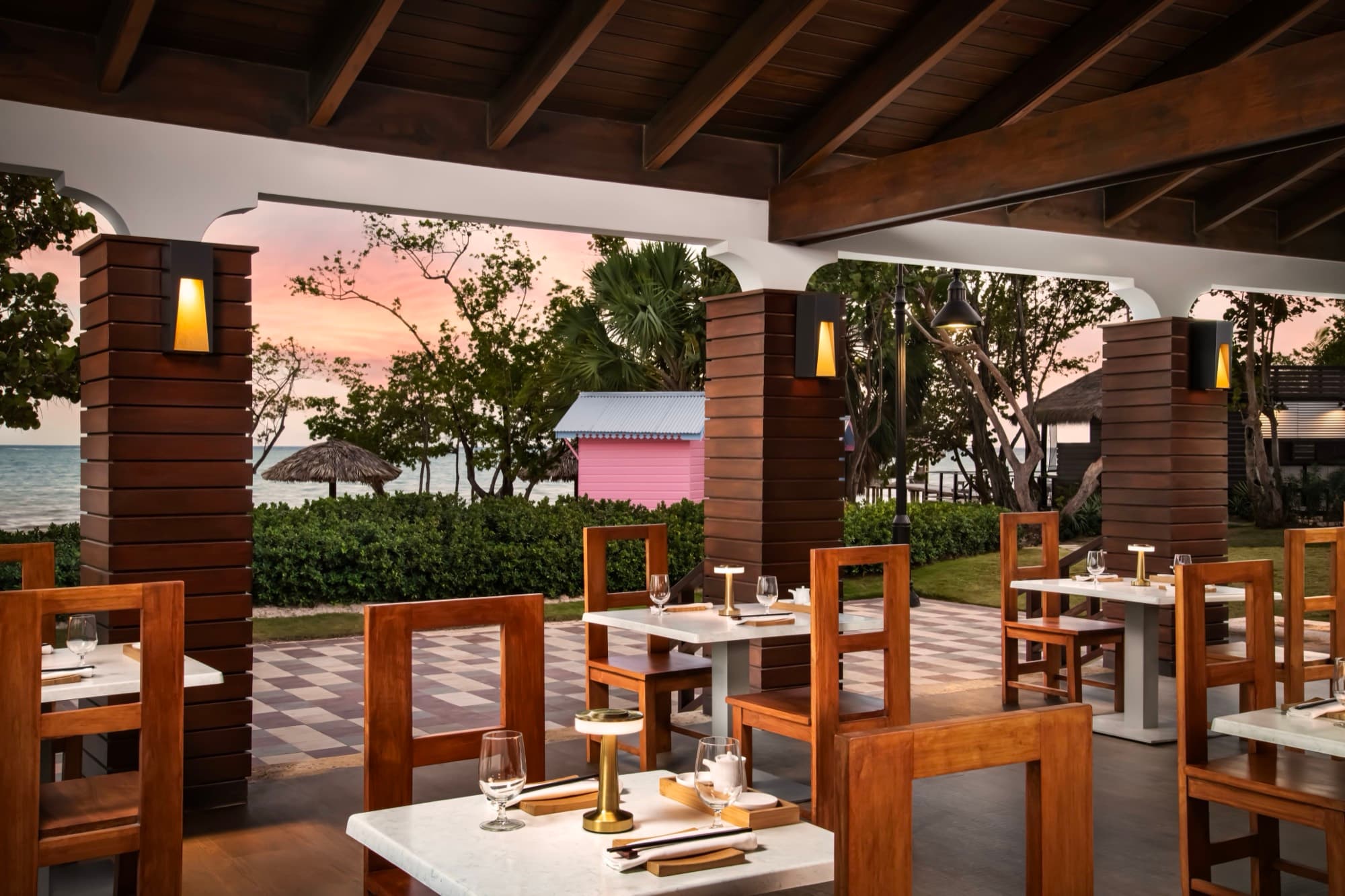 Sushi on the Sand restaurant at Sandals South Coast